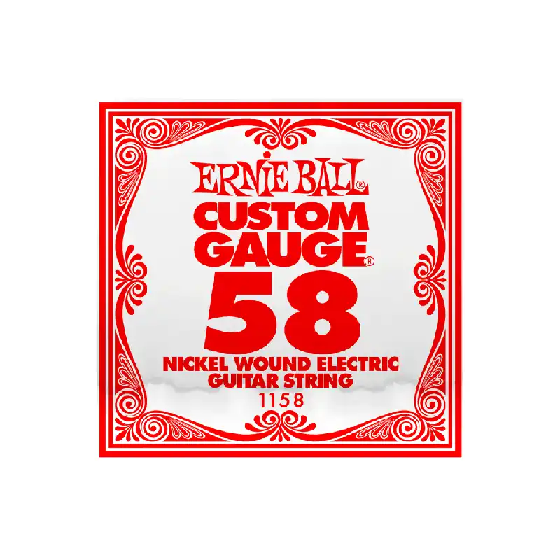 Best Choice Ernie Ball Nickel Wound .058w Electric Guitar Single String