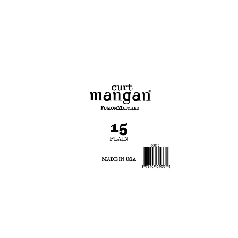 Next Day Delivery Curt Mangan Plain Steel 15 (.015") Electric/Acoustic Guitar Single String, Ball-End