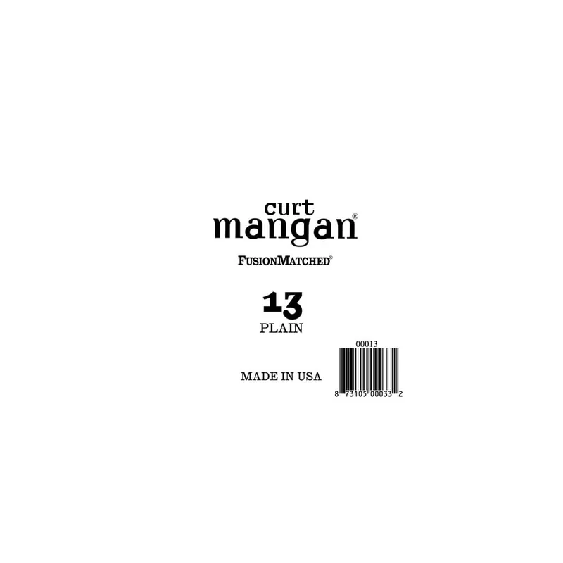 Curt Mangan Plain Steel 13 (.013") Electric/Acoustic Guitar Single String, Ball-End Hot Deal