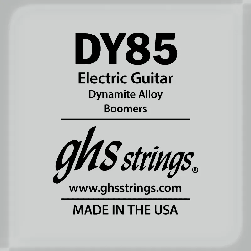 Final Sale GHS Boomers Hex Core Nickel Wound .085 Electric Guitar Single String