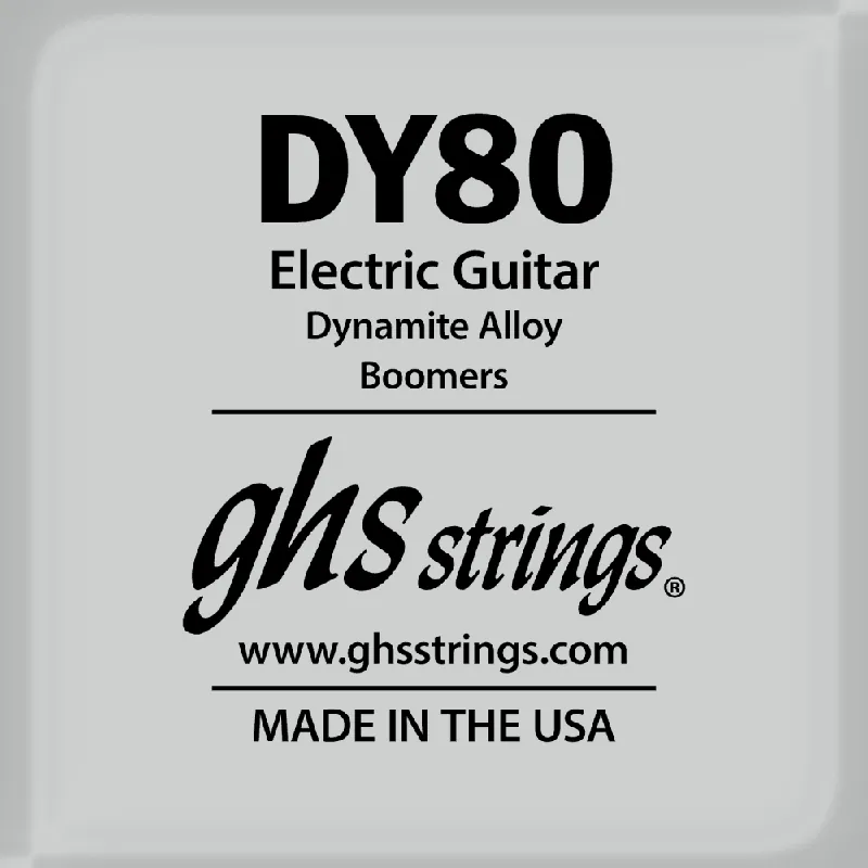 GHS Boomers Hex Core Nickel Wound .080 Electric Guitar Single String Luxury