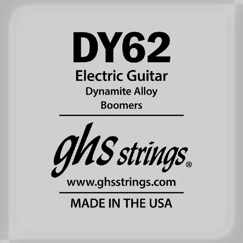 Seasonal Sale GHS Boomers Hex Core Nickel Wound .062 Electric Guitar Single String