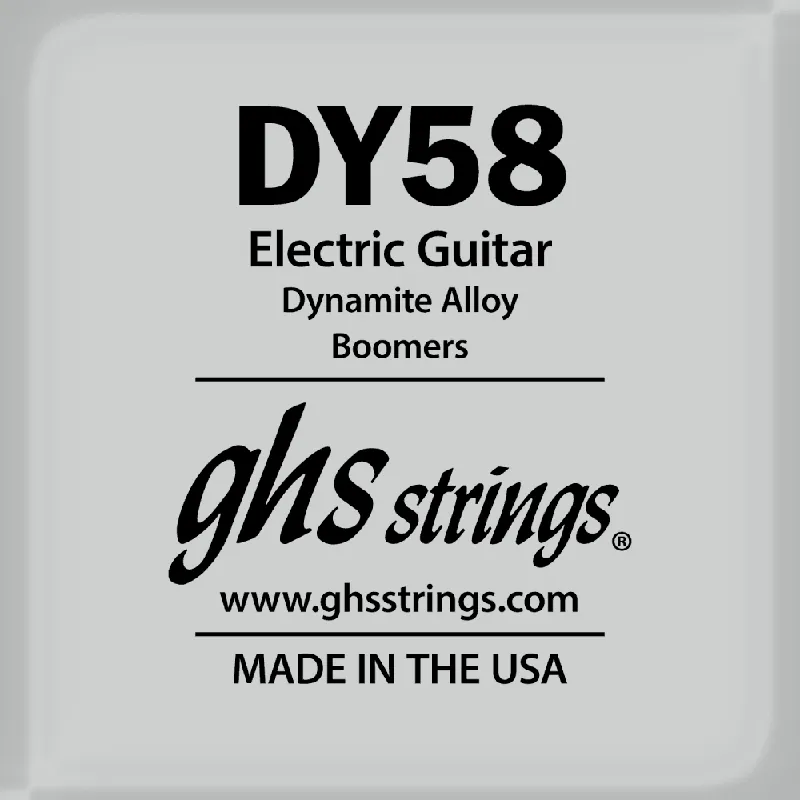 Discount GHS Boomers Round Core Nickel Wound .058 Electric Guitar Single String