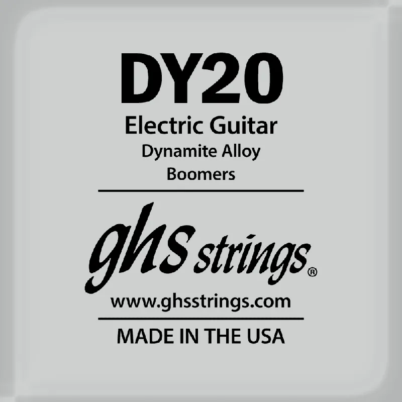 Exclusive Offer GHS Boomers Hex Core Nickel Wound 20w (.020") Electric Guitar Single String