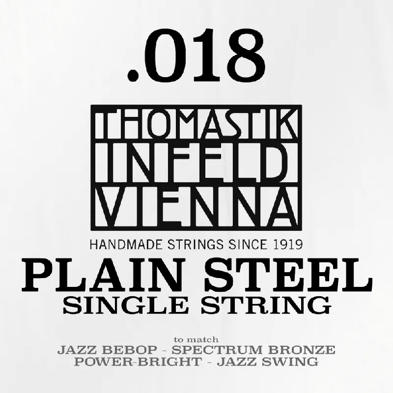 Thomastik-Infeld Brass Plated Steel Single String .018 Weekend Sale