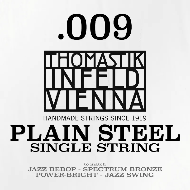 Thomastik-Infeld Brass Plated Steel Single String .009 Top Rated