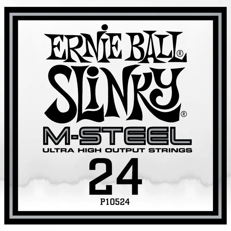 Certified Ernie Ball M-STEEL Slinky Cobalt .024w Electric Guitar Single String