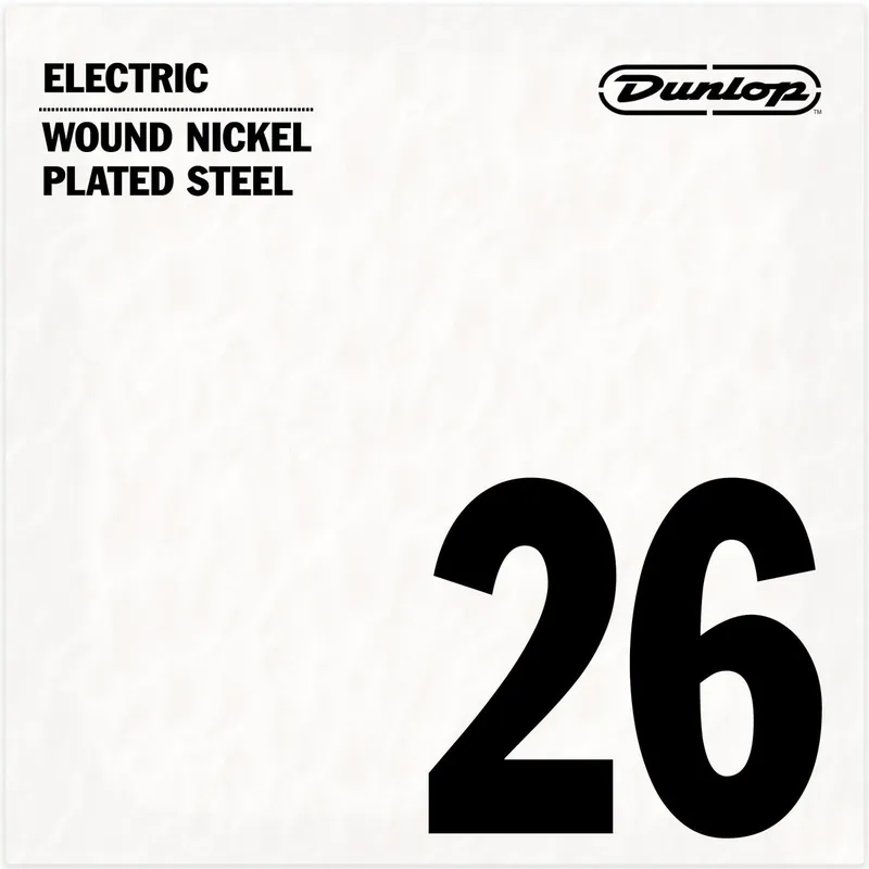 Free Delivery Jim Dunlop Nickel-Plated .026 Electric Guitar Single String