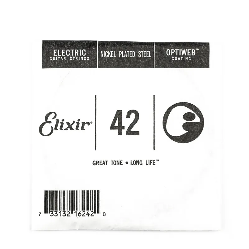 Elixir Optiweb Nickel Wound 42 (.042") Electric Guitar Single String Handmade