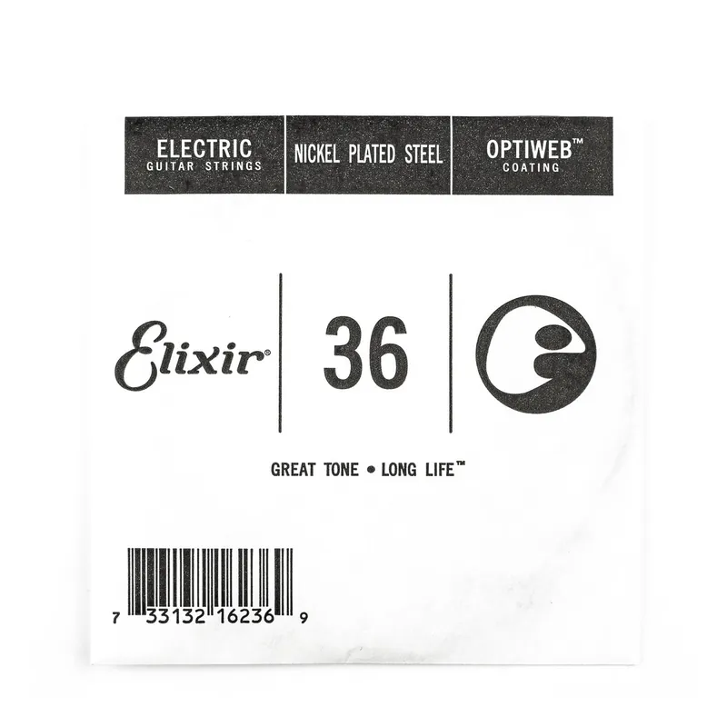 Elixir Optiweb Nickel Wound 36 (.036") Electric Guitar Single String While Supplies Last