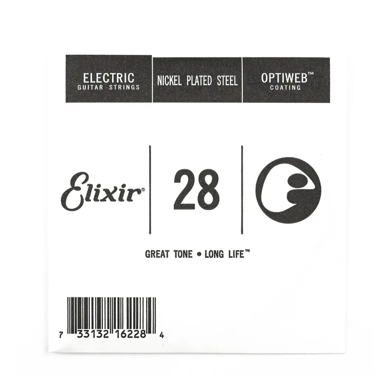 Exclusive Offer Elixir Optiweb Nickel Wound 28 (.028") Electric Guitar Single String