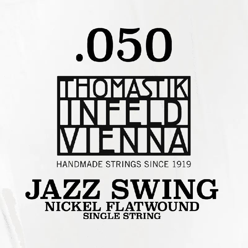 Thomastik-Infeld Jazz Swing Nickel Flatwound Single String .050 Hassle-Free Returns