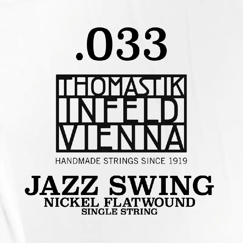 Thomastik-Infeld Jazz Swing Nickel Flatwound Single String .033 Fan Favorite