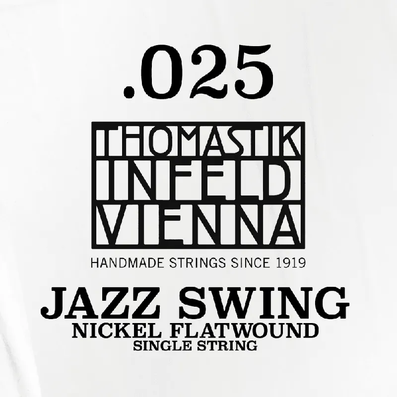 Thomastik-Infeld Jazz Swing Nickel Flatwound Single String .025 Reduced Price