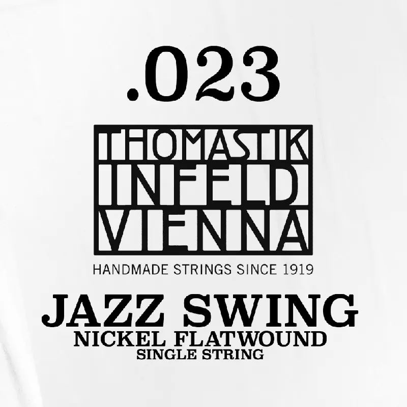 Thomastik-Infeld Jazz Swing Nickel Flatwound Single String .023 Money Back Guarantee