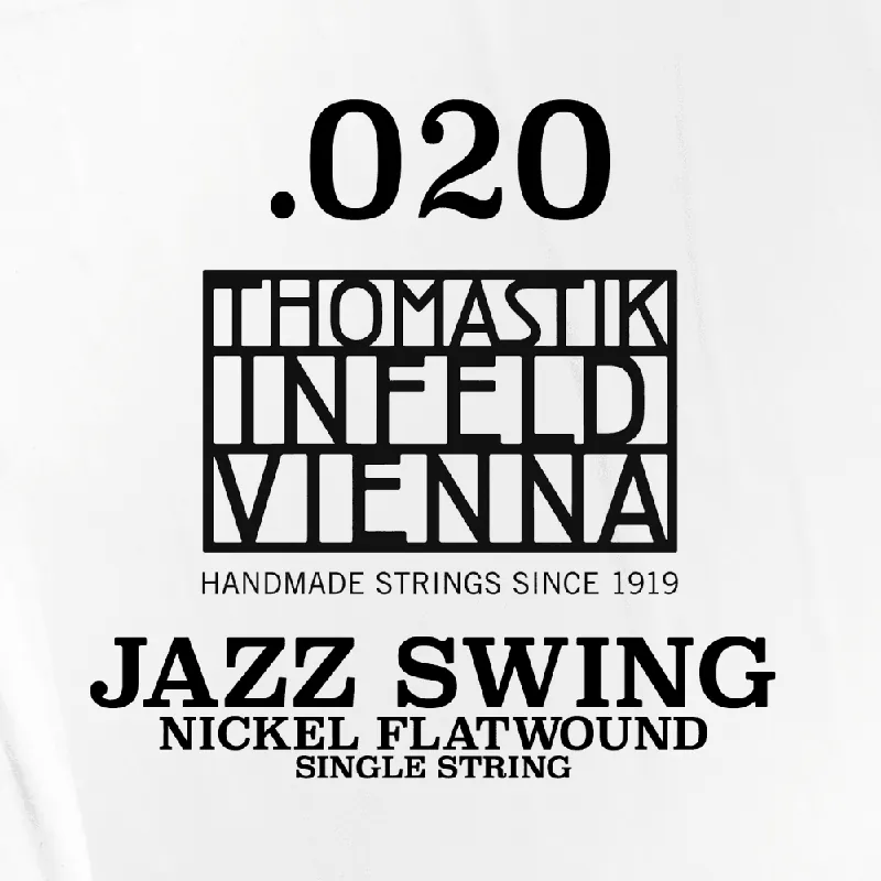 Limited Edition Thomastik-Infeld Jazz Swing Nickel Flatwound Single String .020