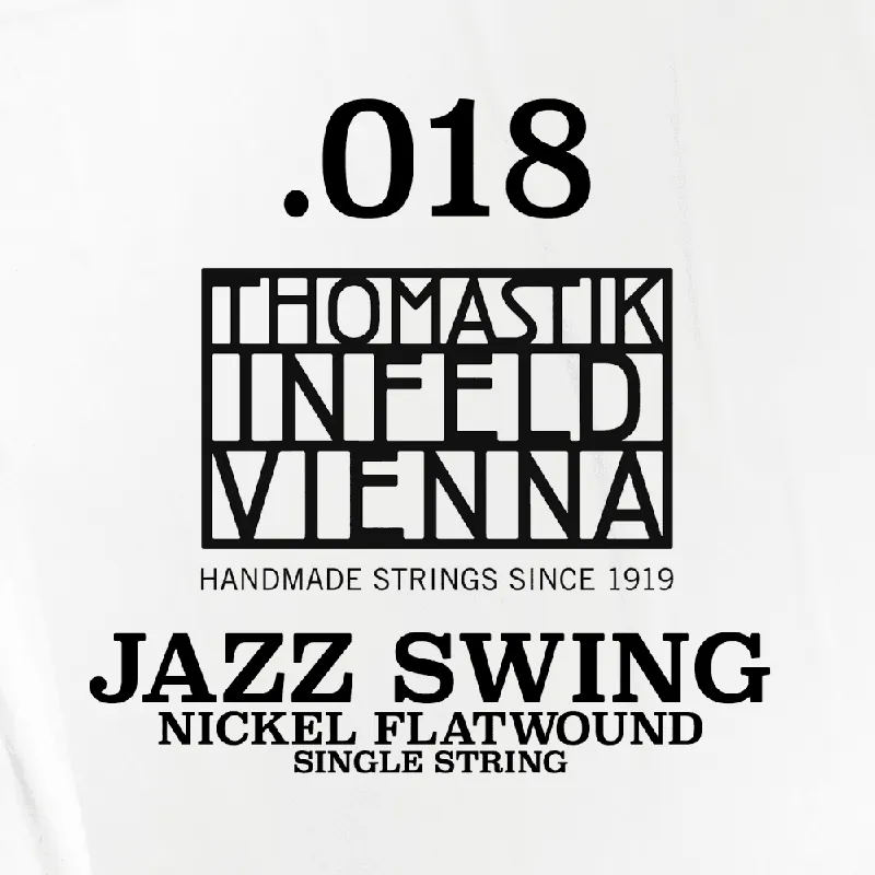 Thomastik-Infeld Jazz Swing Nickel Flatwound Single String .018 While Supplies Last