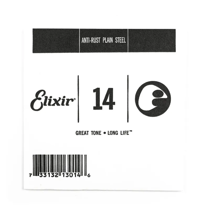 Elixir Anti-Rust Plain Steel 14 (.014") Guitar Single String Fast Shipping