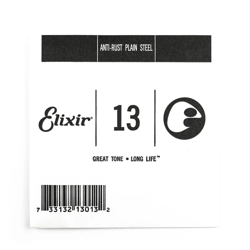 Elixir Anti-Rust Plain Steel 13 (.013") Guitar Single String Reduced Price
