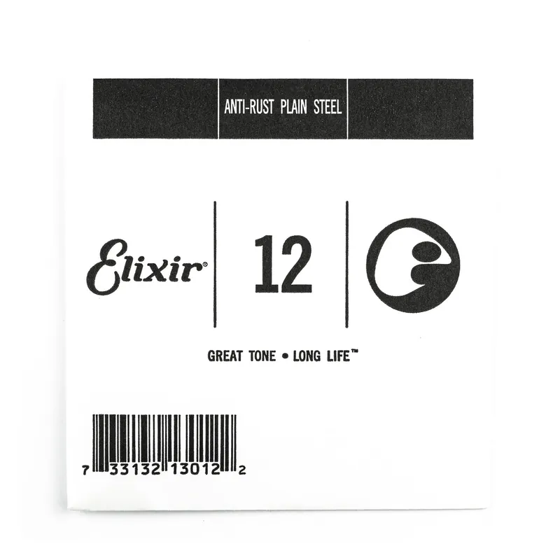 Bulk Order Elixir Anti-Rust Plain Steel 12 (.012") Guitar Single String