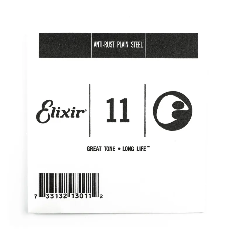 Buy Online Elixir Anti-Rust Plain Steel 11 (.011") Guitar Single String
