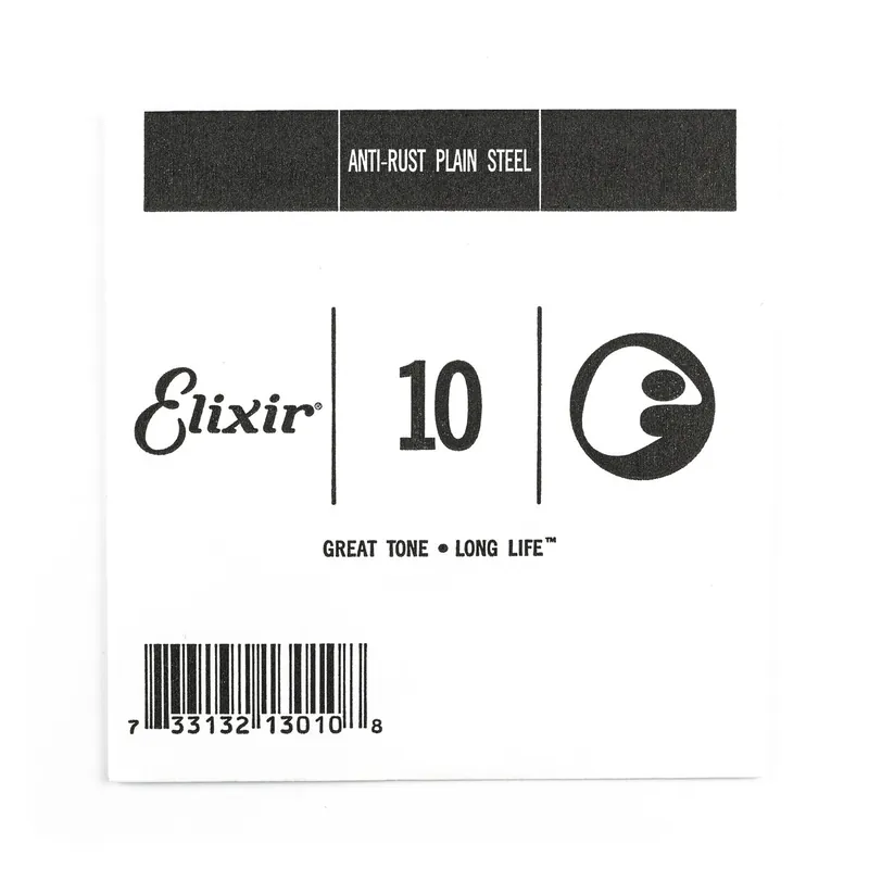 Elixir Anti-Rust Plain Steel 10 (.010") Guitar Single String Buy Today