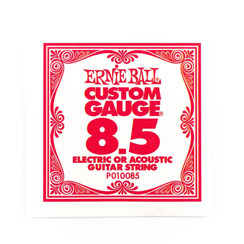 Original Ernie Ball Plain Steel 8.5 (.0085") Single Guitar String
