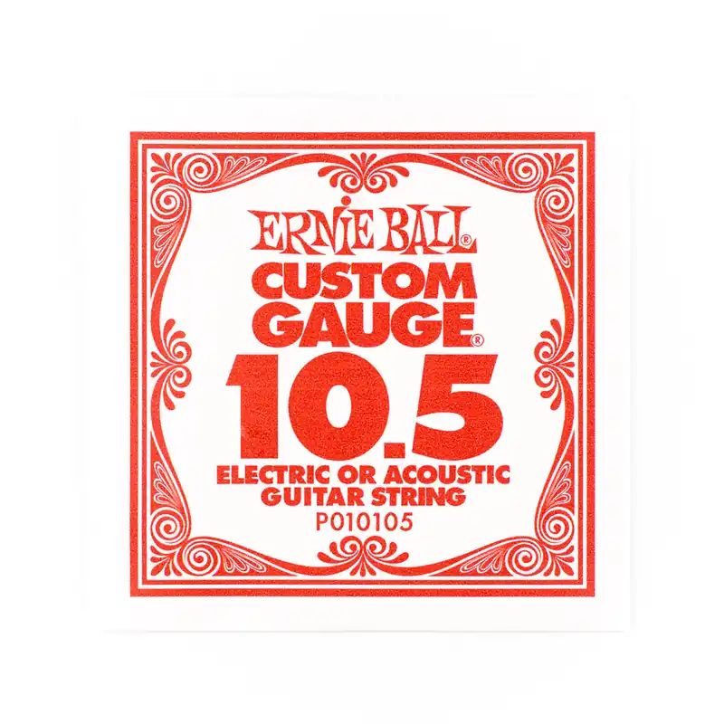 Ernie Ball Plain Steel 10.5 (.0105") Single Guitar String Super Sale