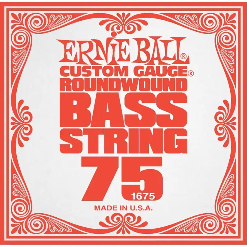 Ernie Ball Slinky Bass Nickel Wound .075 Bass Guitar Single String Direct From Manufacturer