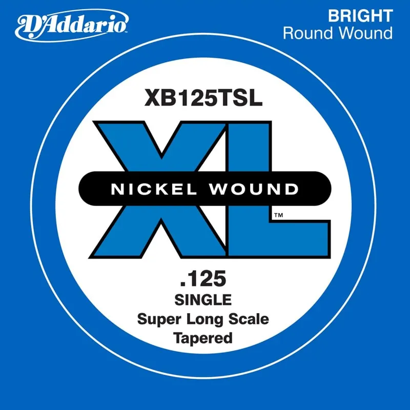 While Supplies Last D'Addario XB125TSL Nickel Wound Tapered Bass Single String .125 Super Long Scale