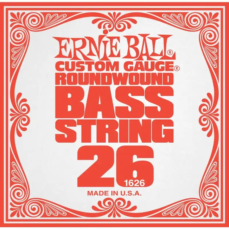 Warranty Included Ernie Ball Slinky Bass Nickel Wound .026w Bass Guitar Single String