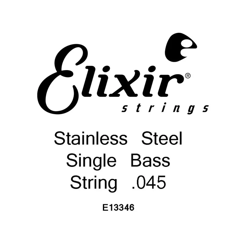 Modern Elixir Nanoweb Stainless Steel 45 (.045") Bass Single String, Long Scale