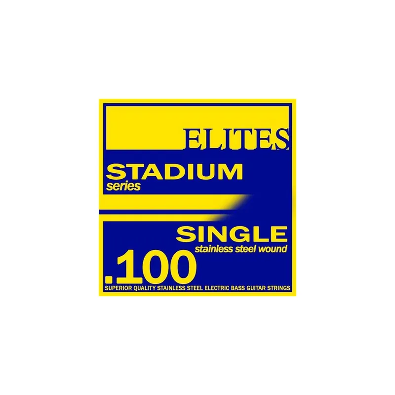 Elites Stadium Stainless Steel 100 (.100") Bass Guitar Single String, Long Scale Buy Today