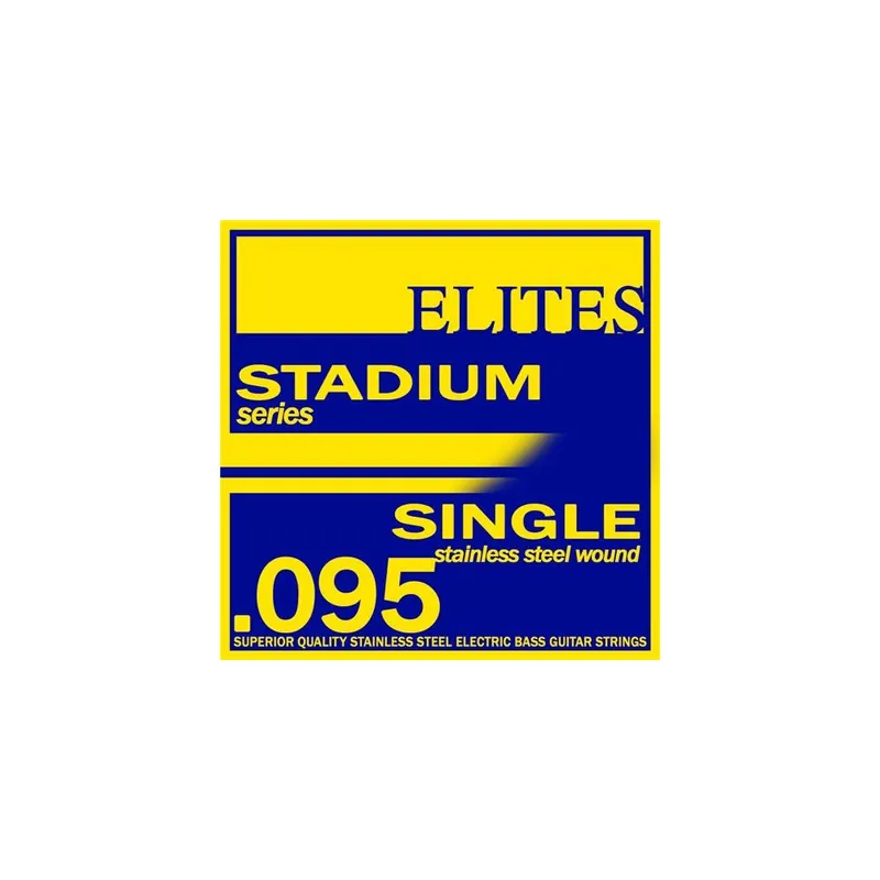Elites Stadium Stainless Steel 95 (.095") Bass Guitar Single String, Long Scale Place Order