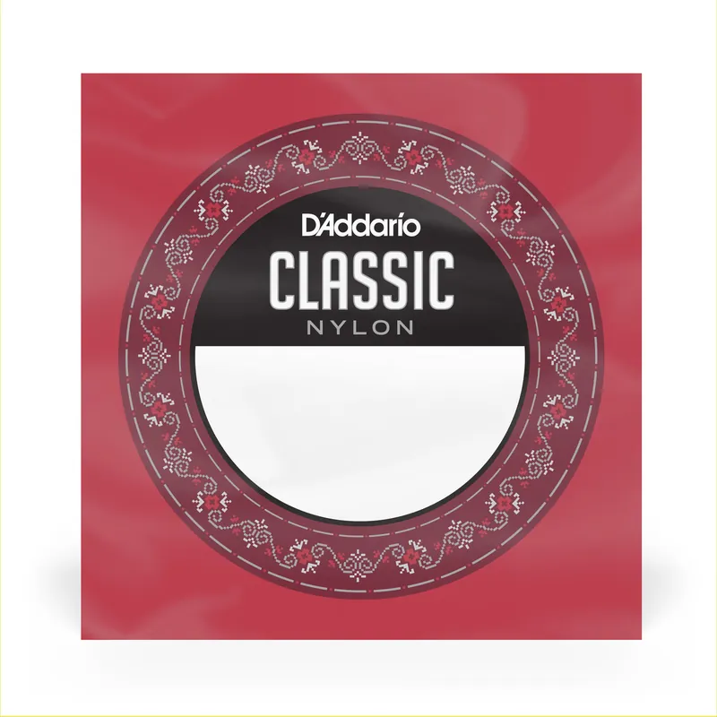 D'Addario J27H04 Student Silver D-4th Classical Guitar Single String, Hard Tension Order Now
