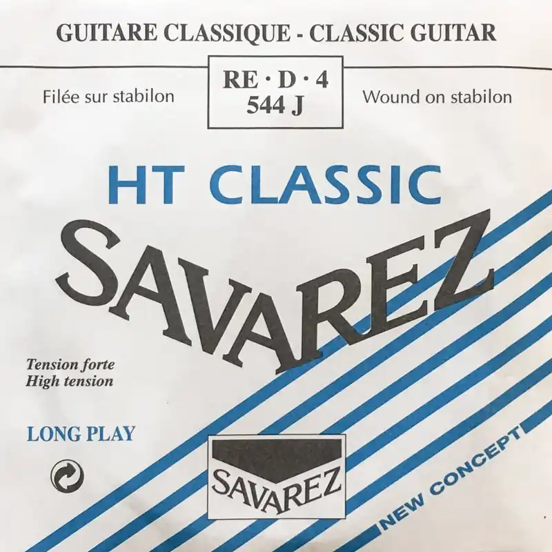 Fan Favorite Savarez 544J Alliance HT Classic Classical Guitar D-4th Single String, High Tension