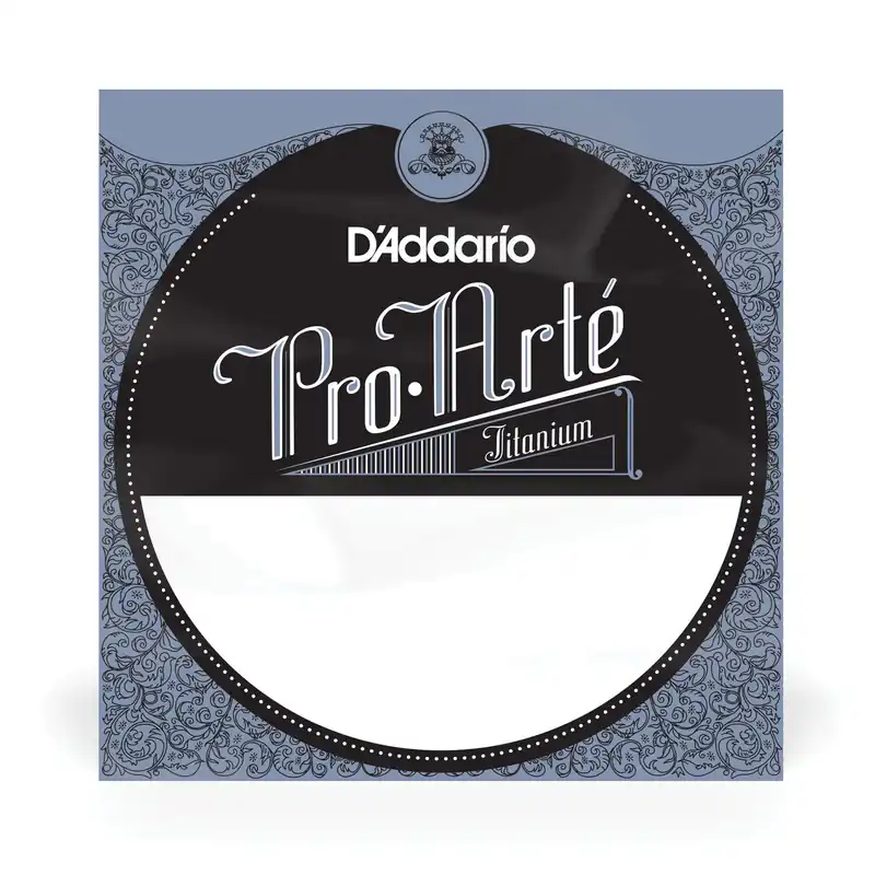 High Quality D'Addario T4501 Pro-Arté T2 Titanium Classical Guitar E-1st Single String, Normal Tension