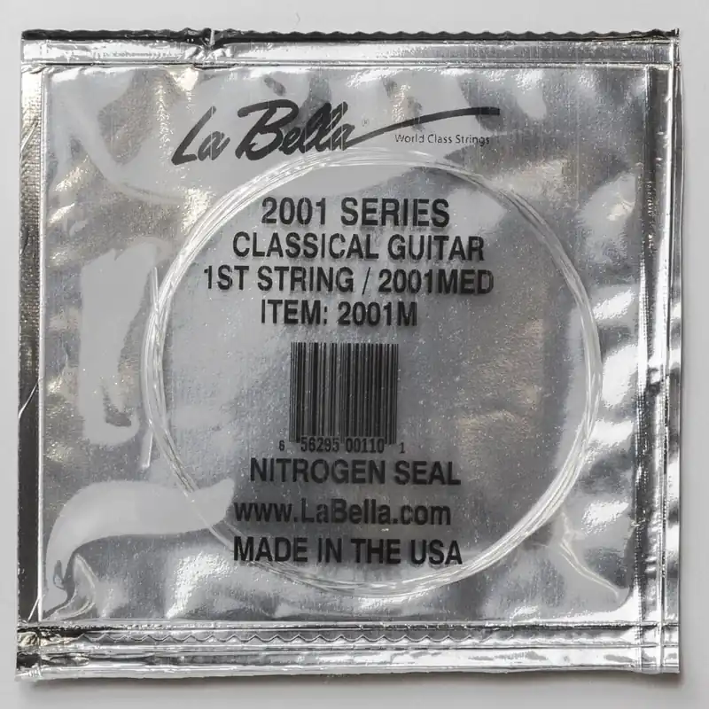 La Bella Nylon Classical Guitar E-1st Single String, Medium Tension Grab Now