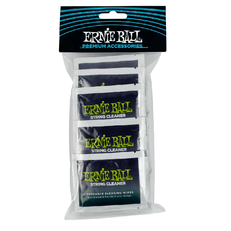 Clearance Ernie Ball Wonder Wipes String Cleaner Sachets, 20-Pack