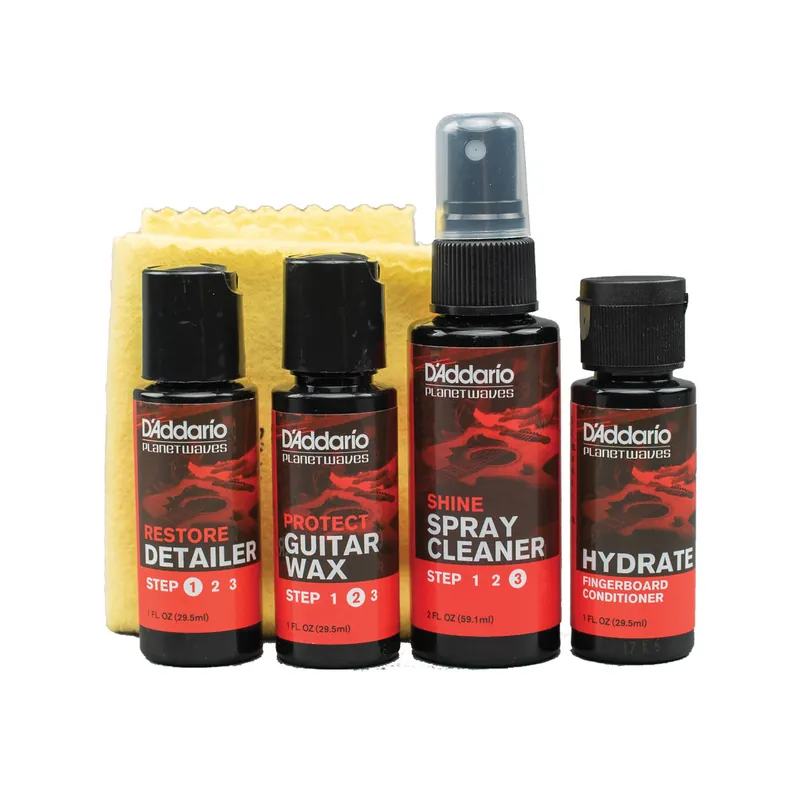 D'Addario Instrument & Guitar Care Essentials Kit New Release