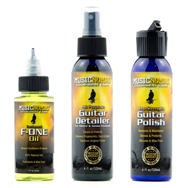 Music Nomad Guitar Detailer, Cleaner & Conditioner Bundle While Supplies Last