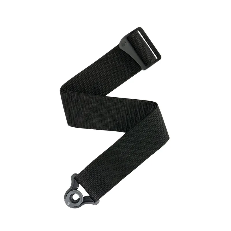 While Supplies Last D'Addario Black Polypro Auto Lock Guitar Strap