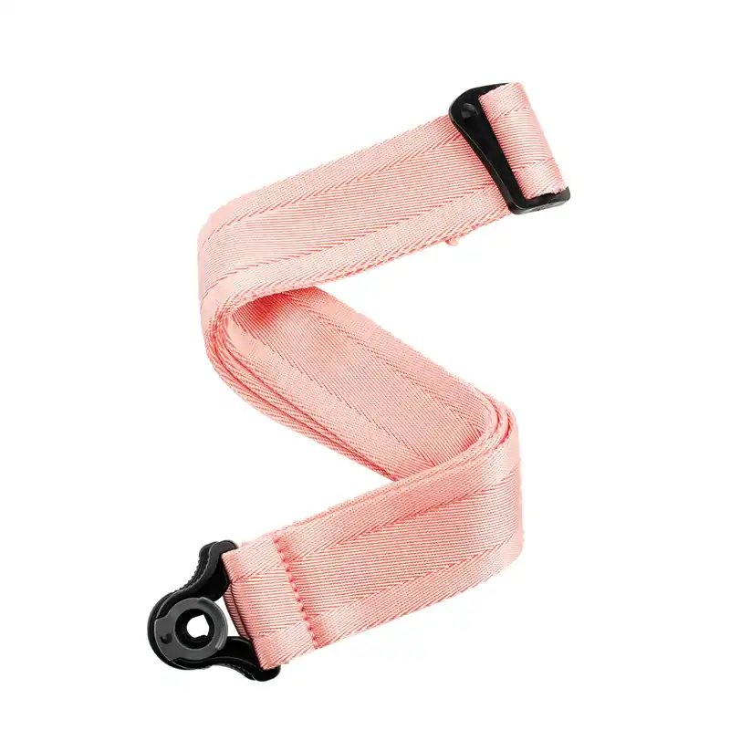 Price Cut D'Addario Auto Lock Guitar Strap, New Rose Pink