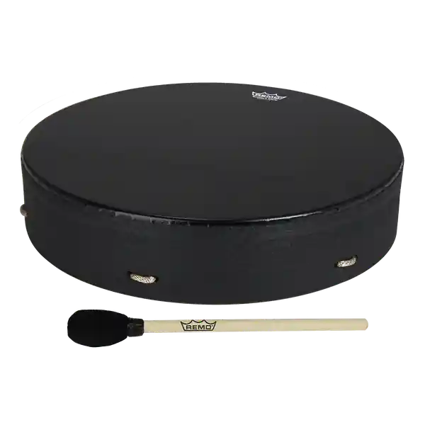 Low Price RemoBahia Buffalo Drum - Black Earth - 14x3.5''