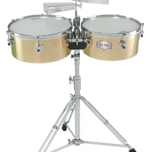 No Minimum Order Gon BopsAlex Acuna Signature Brass Timbales (14''/15'') with Stand