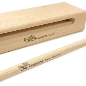Los Cabos DrumsticksHard Maple Wood Block Bargain