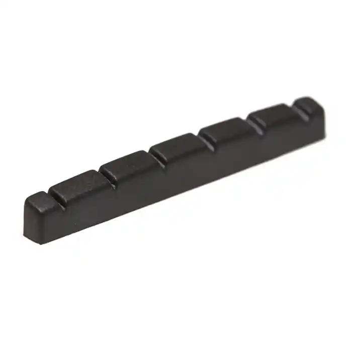 Markdown Graph Tech Black TUSQ XL Strat Style Top Nut with Flat Bottom PT-5042-00