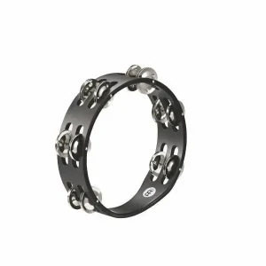 MeinlCompact Wood Tambourine - Steel Jingles 2 Rows Discount