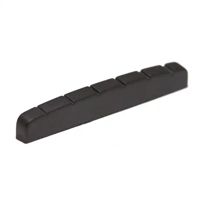 Graph Tech Black TUSQ XL Fender Style Slotted Strat Nut, Flat Bottom Best Choice