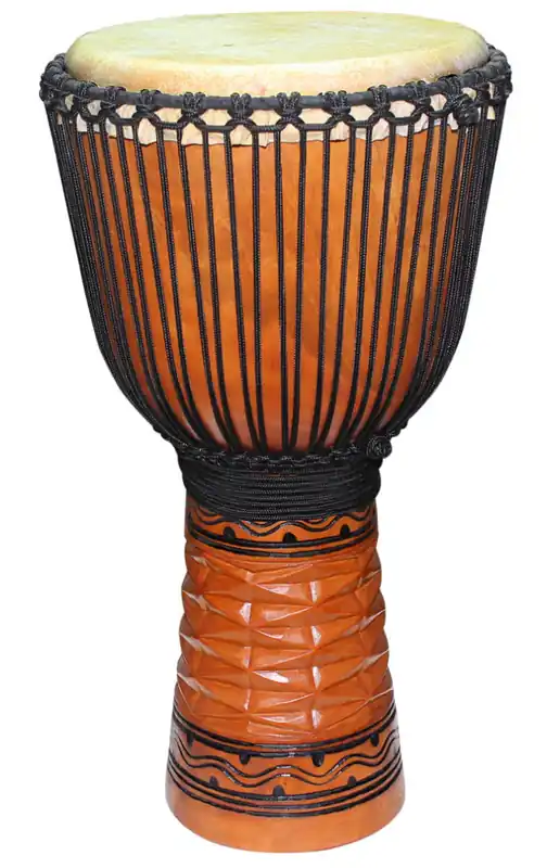 Groove Masters PercussionPro Series Djembe with Diamond Carving - 60cm Markdown